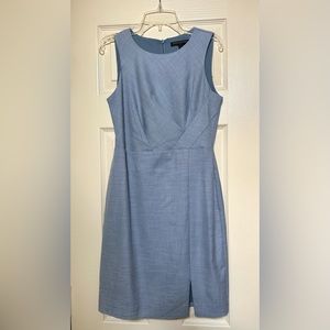 Banana Republic Chambray Blue Lined Dress